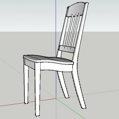 Este diseño de la silla.