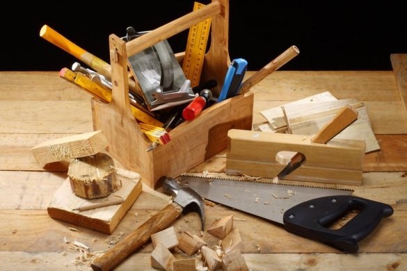 herramientas de carpintero, elementos necesarios.