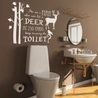 6 Lo más ideas de diseño para la decoración de su cuarto de baño, con pegatinas.
