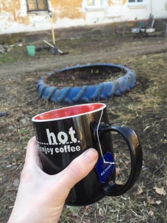 Me encanta el té! Al aire libre, que sabe mejor