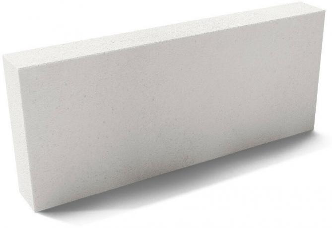 Gazoblok tabique, se utiliza para la construcción de paredes interiores en la casa
