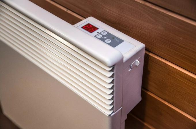 Los calentadores eléctricos con termostatos