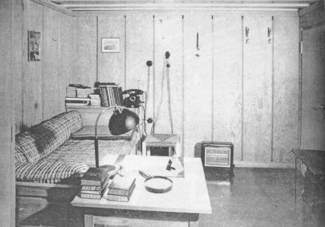 dormitorio de Hitler en la residencia "Felsennest"