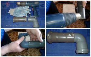 Cómo conectar los restos de tubería de PVC con una campana truncada