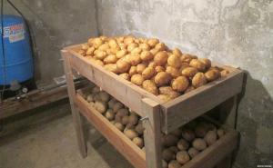 Cómo almacenar las patatas en el apartamento y la casa
