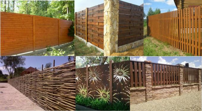 Variedades valla de madera. Servicio de fotografía con imágenes Yandex.