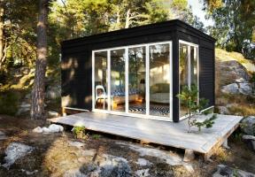Elegante proyecto mini-casa y un presupuesto realista