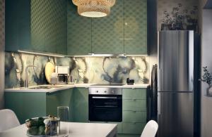 Una pequeña cocina, como la encarnación de funcionalidad, comodidad y estilo. 7 ideas para la imitación