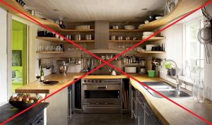 5 errores más comunes cuando el suministro de una pequeña cocina.
